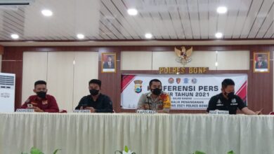 Polres Bone Ungkap 76 Kasus Narkoba Sepanjang 2021