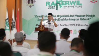 Wali Kota Makassar, Danny Pomanto Hadiri Rakerwil DPW Hidayatullah Sulsel
