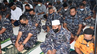 Jelang Pergantian Tahun 2021 Menuju 2022, Lantamal VI Gelar Doa Bersama