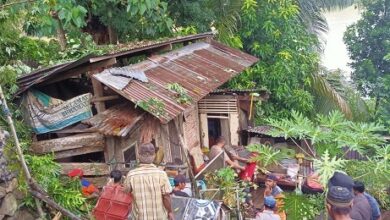 Rumah Rusak Tertimpa Pohon, Warga Sinjai Dapat Bantuan dari Plt Gubernur Sulsel