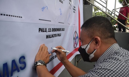 Ubah Kebiasaan Lama ke PHBS, Wali Kota Hadi Deklarasi 5 Pilar STBM
