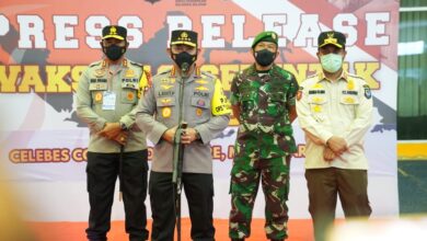 Kapolri Listyo Sigit Beri Selamat Sulsel Capai 70 Persen Vaksinasi
