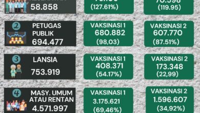 Vaksinasi di Sulsel Capai 5,1 Juta Orang, Pemprov Sulsel Kini Fokus Sasar Lansia dan Anak Usia 6-11 Tahun