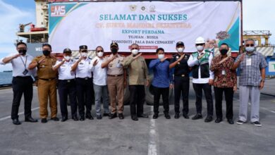Ekspor Perdana 2022, Pala dan Cengkeh Sulsel Ekspor Langsung ke Rusia