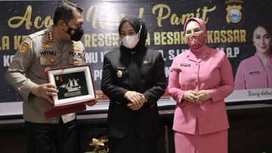 Kenal Pamit Kapolrestabes Makassar, Wawali Fatma: Jaga Silaturahmi Eratkan Sinergitas