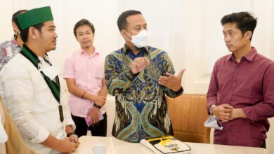Ketua Badko HMI Sulselbar Audiens Ke Plt Gubernur Sulsel Andi Sudirman Sulaiman