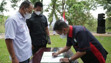 Danny Lantik dan Kukuhkan Lima Pengurus Cabang Perbasasi Sulsel