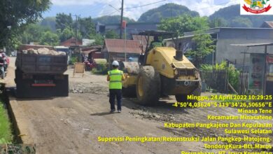 Fokus Gubernur Andi Sudirman, Ruas Minasatene Pangkep Mulai Dikerjakan